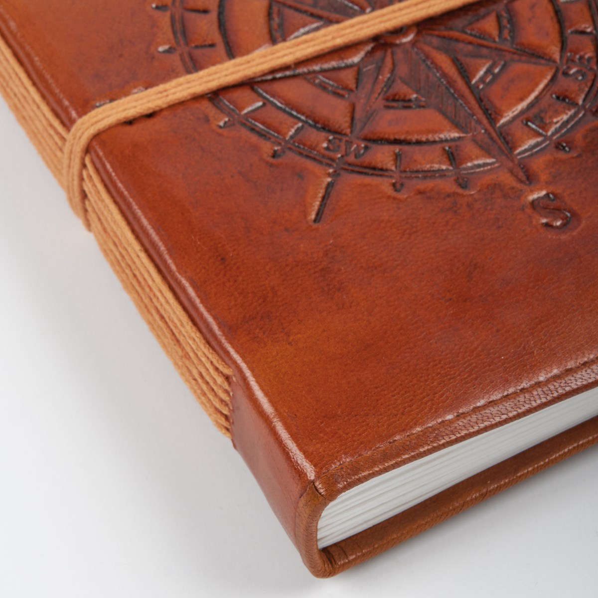 Leatherbound Compass Rose Journal