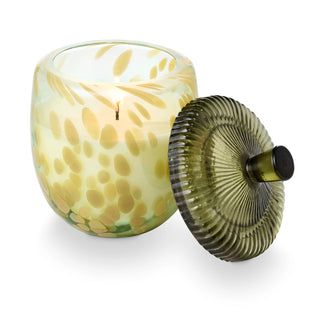 Glass Acorn Candle - Leaves and Acorns Scent