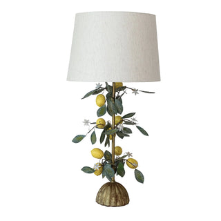 Lemon Toleware Table Lamp