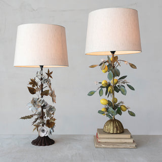 Lemon Toleware Table Lamp