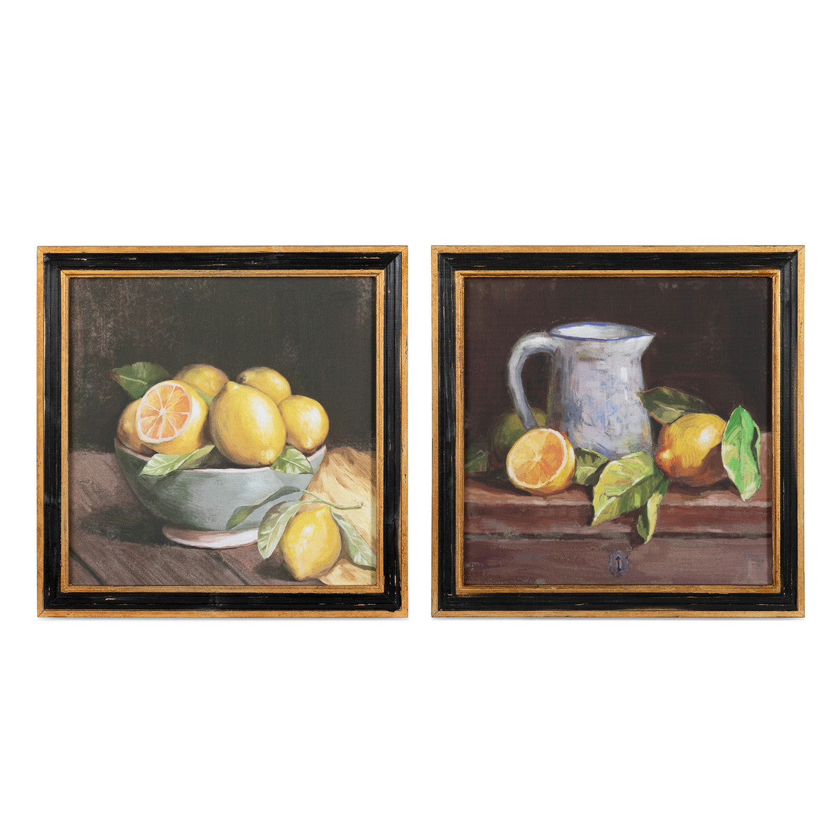 Set of 2 Lemon Still Life Framed Prints