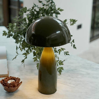 Abigail Ahern Leoma Table Lamp - Olive