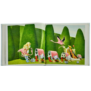 Graphic Image Alice In Wonderland Keepsake Leather Bound Book
