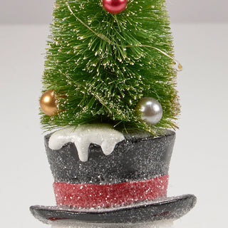 Retro Lighted Snowman