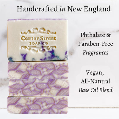 Lilac and Lace Handmade Artisan Soap Bar