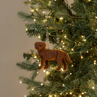 4" Brown Labrador Ornament