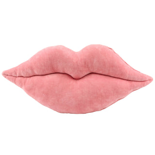 18" Pink Lips Shaped Pillow