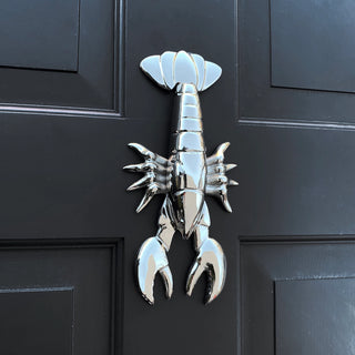 Lobster Door Knocker - Choose Brass or Silver Finish