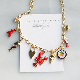 Lobster Bay Charm Necklace