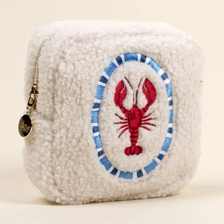 Teddy Square Pouch - Lobster