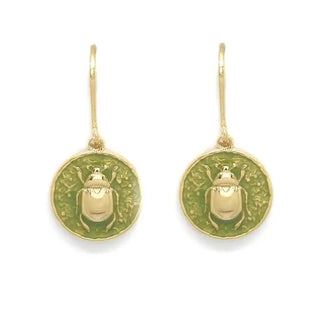 Lucky Beetle Earrings