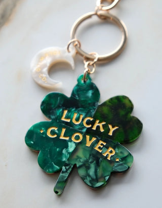 Lucky Bag Charm - Four Leaf Clover