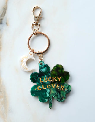 Lucky Bag Charm - Four Leaf Clover