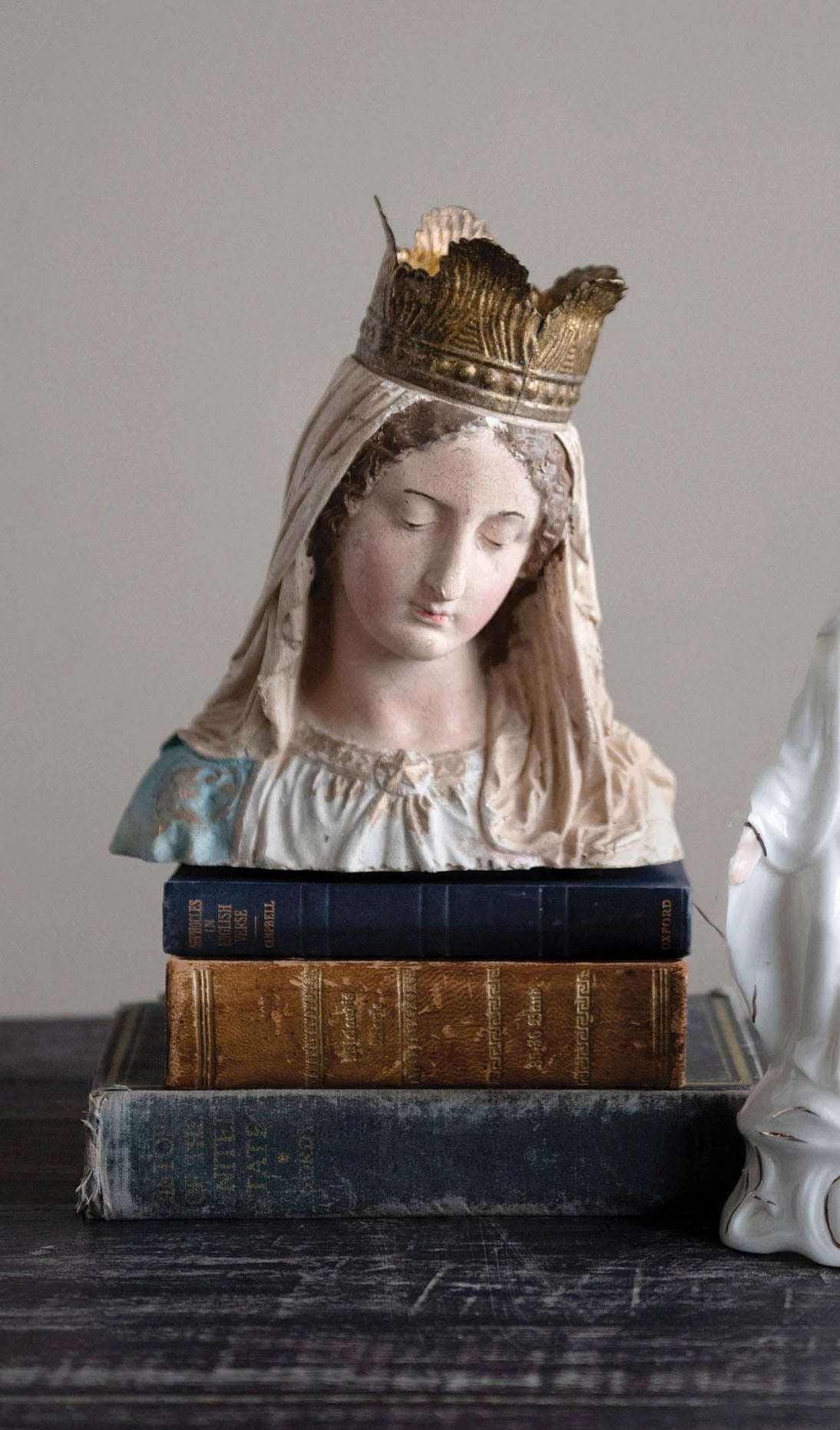 Weathered Madonna Bust