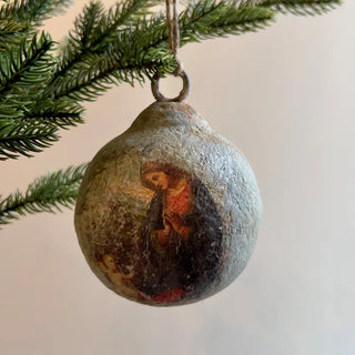 Madonna and Child Zinc Ornament - Choose Size