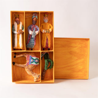 Magi from the East Folk Art Ornament Set
