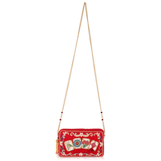 Mary Frances Mahjong Mood Mini Crossbody
