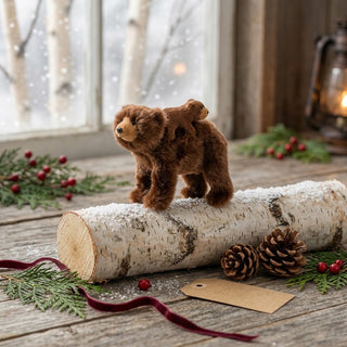 4.5" Standing Momma & Cub Bear Ornament