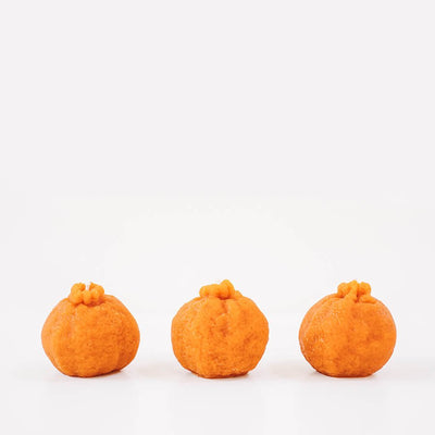 Beeswax Mandarin Orange Shaped Candle