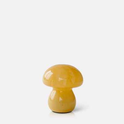 LED Glass Mushroom Light - Mango