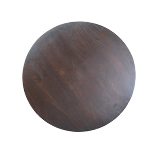 30" Wood Table with Turned Base