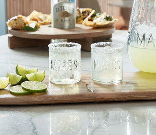 8.45oz Hammered Glass Margarita Glass