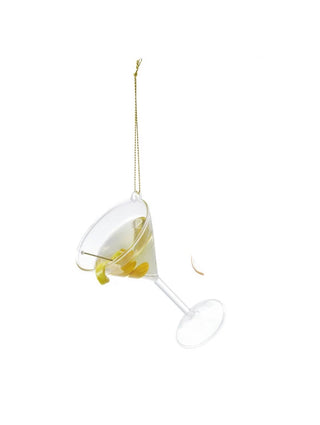 Holiday Spirits Glass Ornament - Choose Style