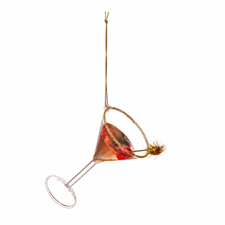 Glass Cocktail Ornament – Choose Style