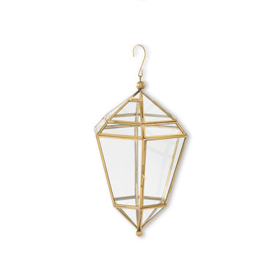 Hanging Gold Lantern - Choose From 3 Sizes