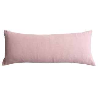 Cotton Slub Lumbar Pillow with Tufted Merry Little Christmas