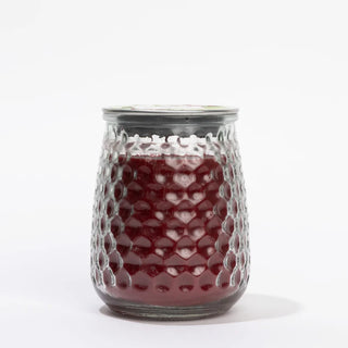Greenleaf Merry Memories Hobnail Glass Signature Candle