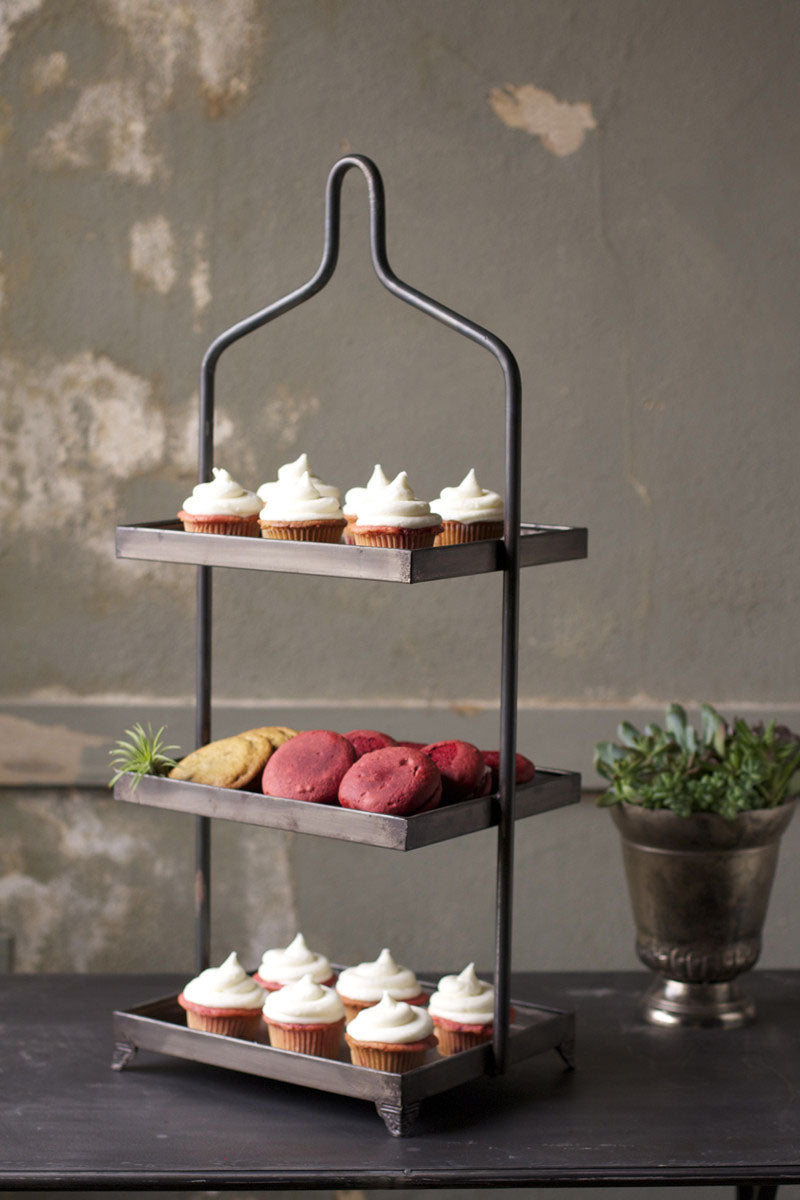 3 Tiered Metal Display Tray