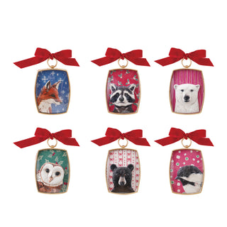 Festive Menagerie Animal Ornament – 6 Styles