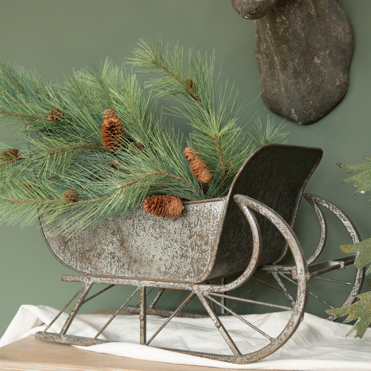 21" Rustic Sleigh