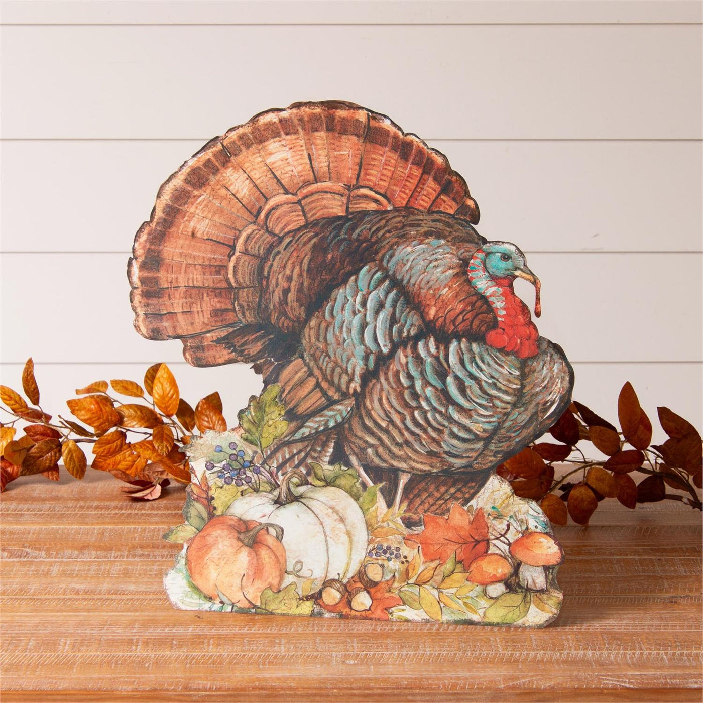 Metal Harvest Turkey Display