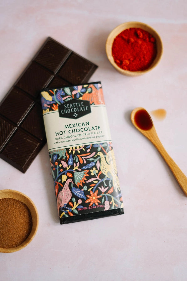 Seattle Chocolate -Mexican Hot Chocolate Truffle Bar