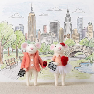 Happy Place Felt Mice Set