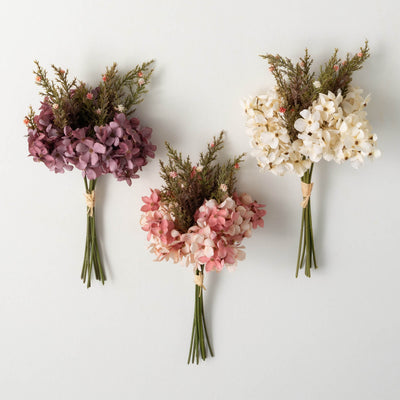 Hydrangea Floral Bunch - Choose From 3 Different Colors