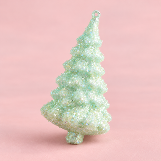Glitterville Glass Dreamy Dewdrop Cedar Ornament - Choose Color