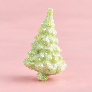Glitterville Glass Dreamy Dewdrop Cedar Ornament - Choose Color