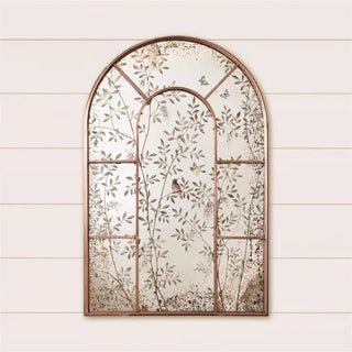 Arched Garden Window Mirror