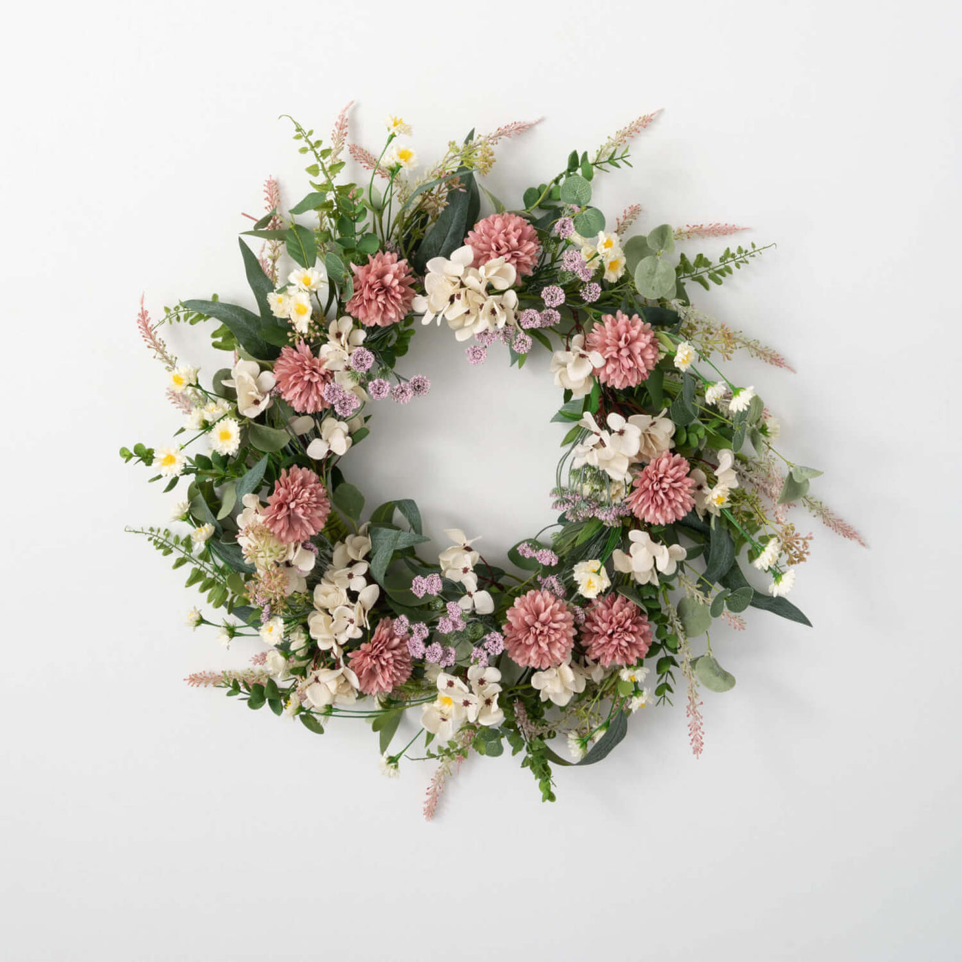 19" Mixed FLower Wreath