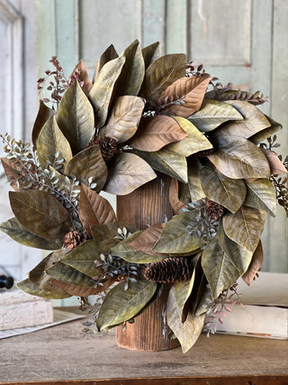 22" Montage Magnolia Wreath