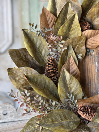 22" Montage Magnolia Wreath