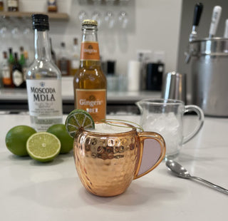 Glass Moscow Mule Ornament