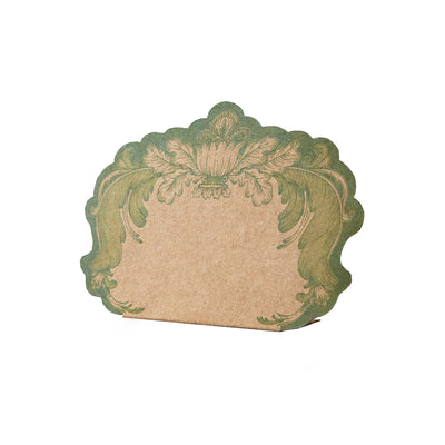 Moss Fable Toile Place Cards