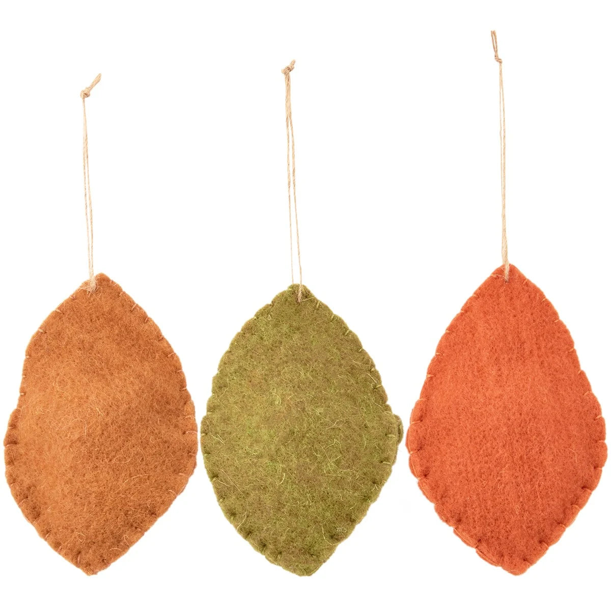 Felt Mouse In Fall Leaf Sleeping Bag Ornament - Choose Color