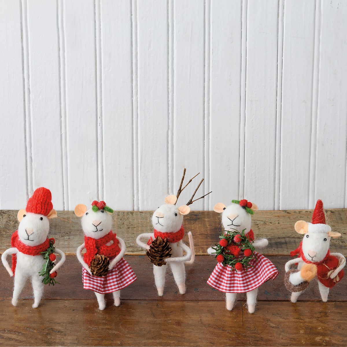 The Felt Mouse Friends Ornament - Choose You Favorite