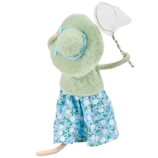 Butterfly Catching Felt Mouse