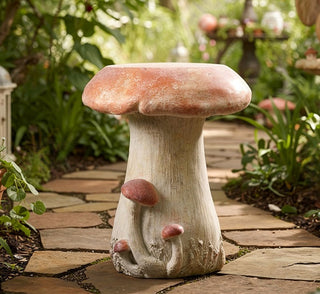 Concrete Mushroom Garden Stool
